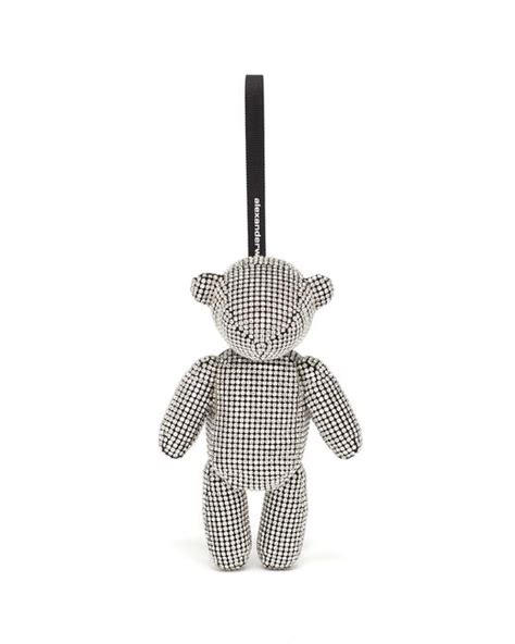 alexander wang rhinestone bag dupe|alexander wang teddy bear bag.